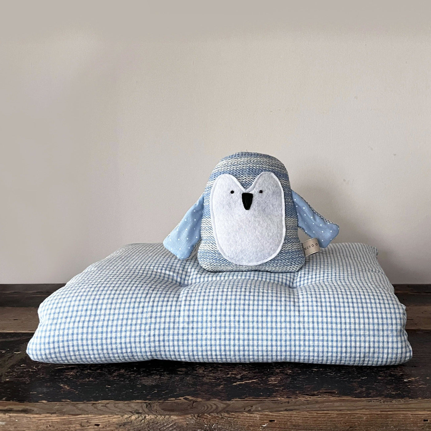 Lifestyle Image: Knitted Penguin Toy