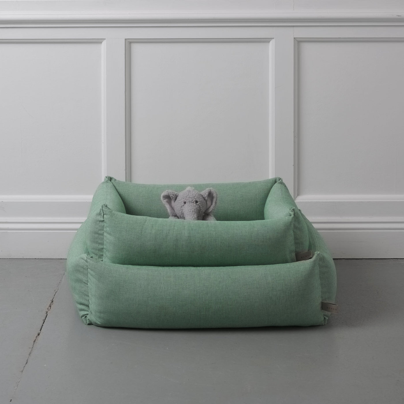 Lifestyle Image: Classic Bed Pinstripe Spearmint